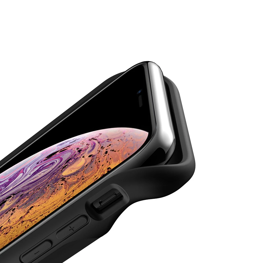 3200 мАч портативный чехол для зарядного устройства для iPhone XS Силиконовый противоударный чехол для аккумулятора чехол для внешнего аккумулятора для iPhone X Поддержка аудио