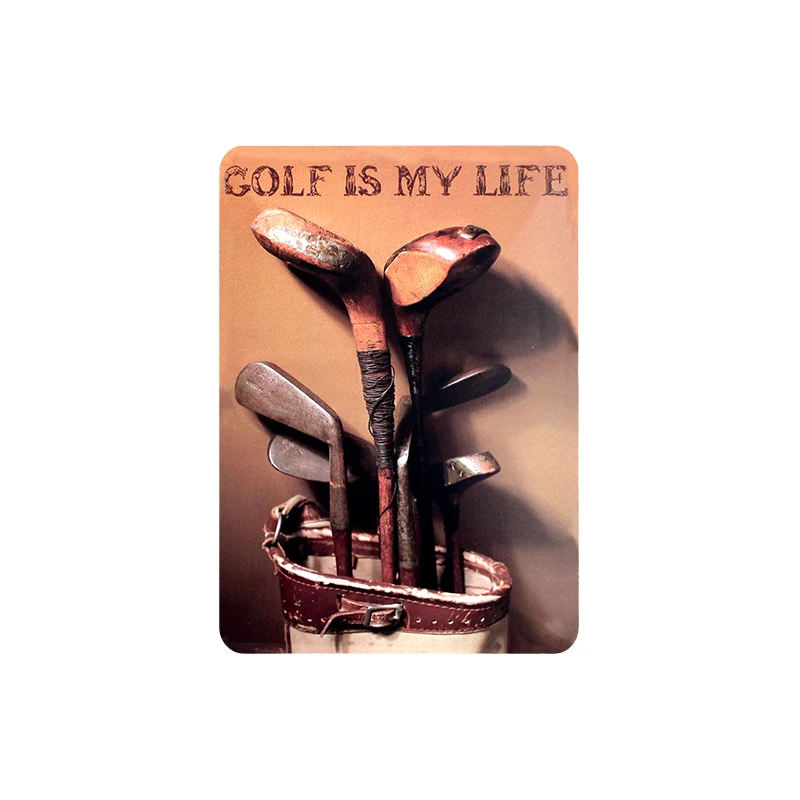 Металлический знак Golf Is My Life настенное украшение для бара жестяной Декор дома