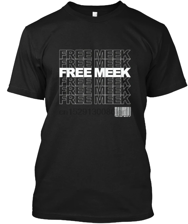 Новинка свободная популярная футболка Meek Mill без логотипа |