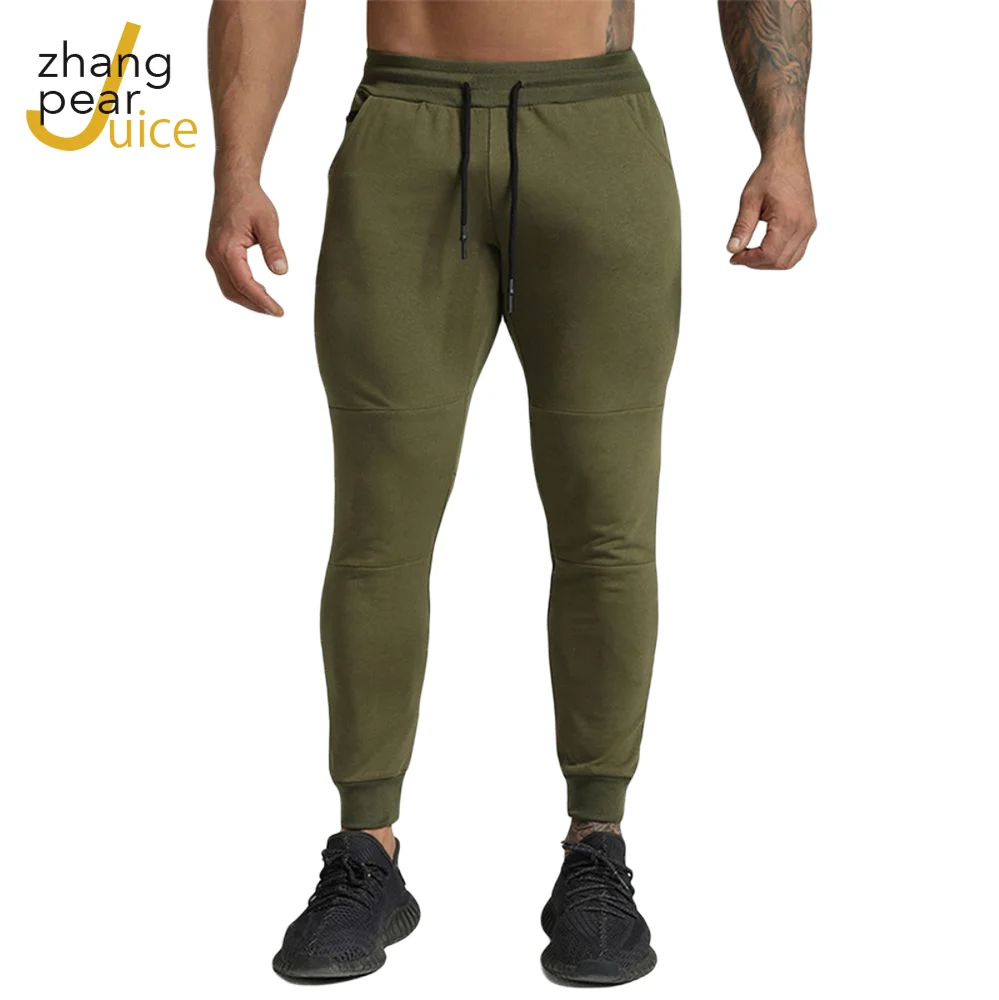 

Men Pure Color Streetwear Pants Joggers Men Elastic Waist Trousers Men Slim Fit Sports Fitness Trousers