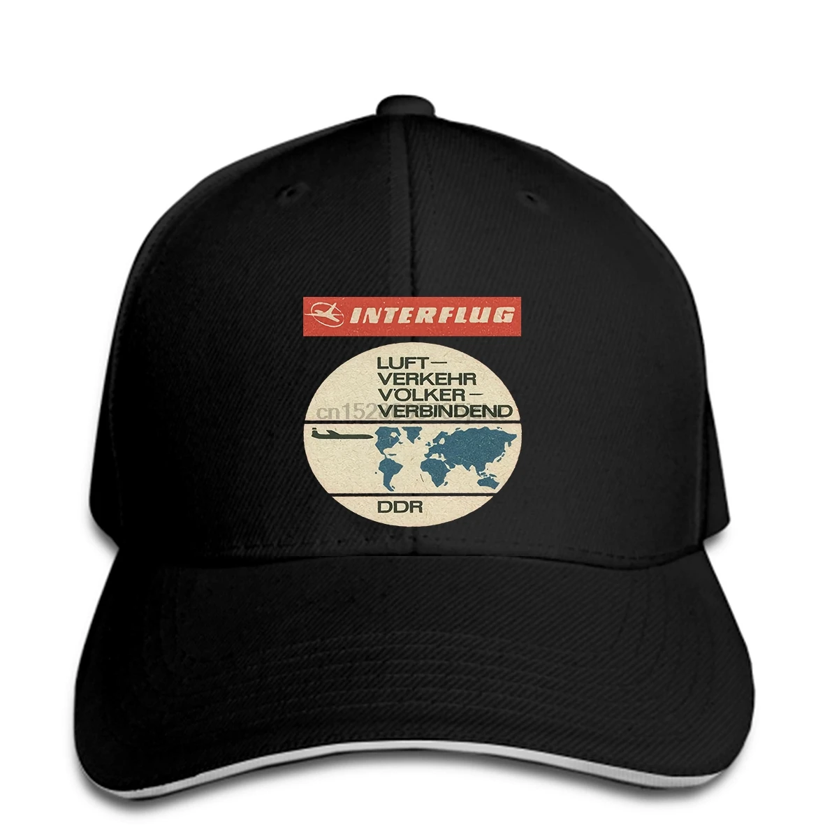 INTERFLUG Восточная немецкая авиакомпания LUFT VERKEHR VOLKER бейсболка snapback шляпа пиковая