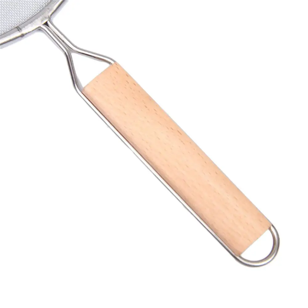 Description Picture 6 of item21cm/25cm/29cm/33cm Oil Splatter Screen Stainless Steel Splatter Screen Mesh Pot Cover Oil Frying Pan Lid With Handle Cook Tools