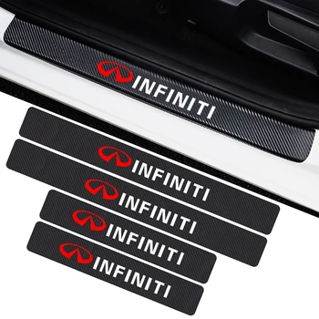 

Car Door Sill Plate Protector Sticker Waterproof For Infiniti Q50 Q30 Q60 Q70 QX50 QX30 QX60 QX70 QX80 Car Styling Accessories