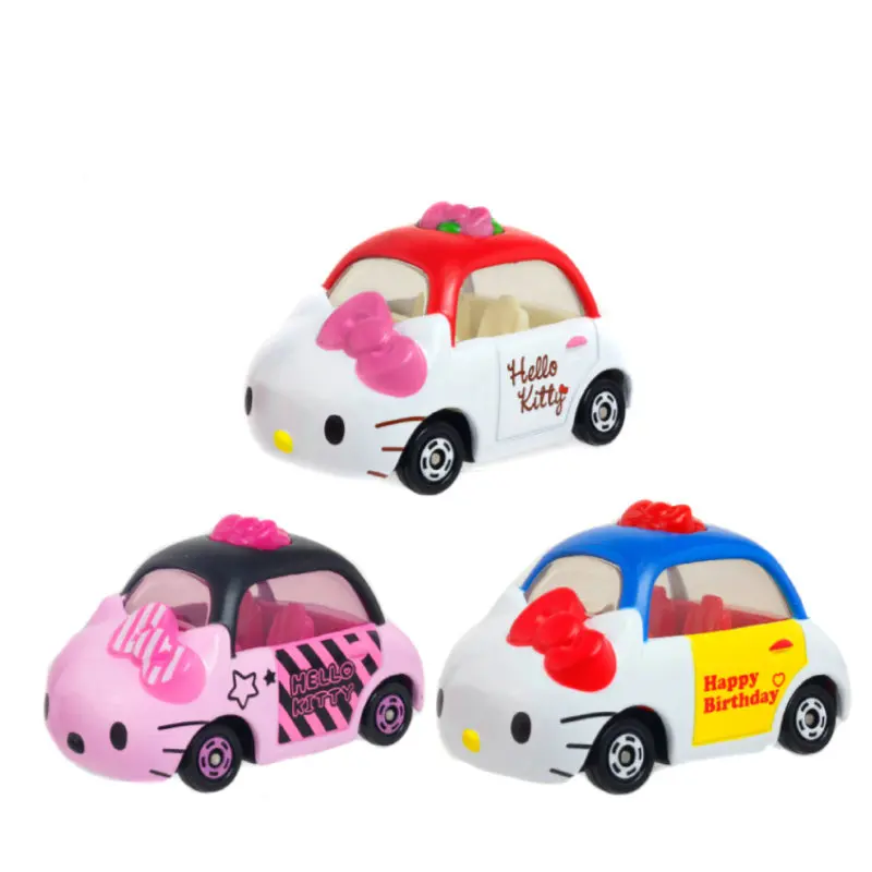 Tomica Cars-Hello Pequeño gato fundido a presión, modelo de Metal, coche, regalo de cumpleaños para niños y niñas