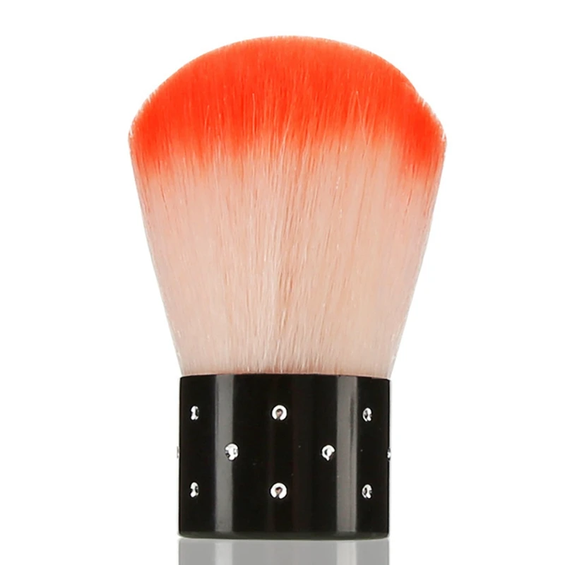 1pcs Soft Nail Cleaning Brush Nail Brush Nail Art Manicure Tools Nail Dust Cleaner For Acrylic& UV Gel 6 Colors