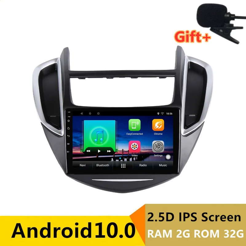 9 &quot2G RAM Android 10 автомобильный DVD видео плеер GPS для Chevrolet TRAX 2013 2014 2015 аудио