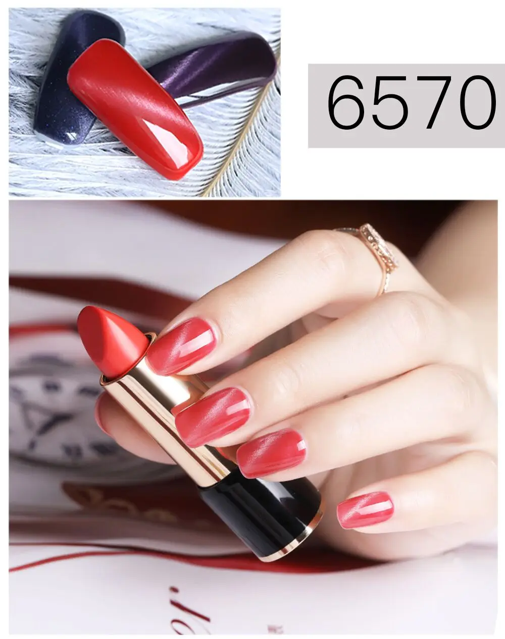 6 pcs/set Magnet Gel Polish for Nail Manicure