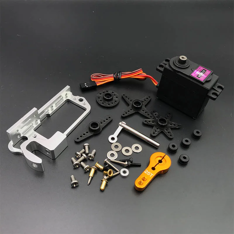 Pack complet : Servo MG996R 90-180° pour drone avec accessoires et notice.