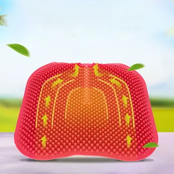 

3D Breathable Cool Comfortable Silicone Seat Cushion Summer Car Massage Non Slip Seat Mat for Home Office Car Accessories