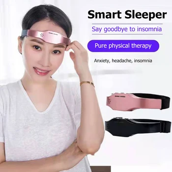 

Insomnia Treatment Head Massager Intelligent Massage Smart Pulse Stimulate Massage Sleep Therapy Relief Head Massager Device