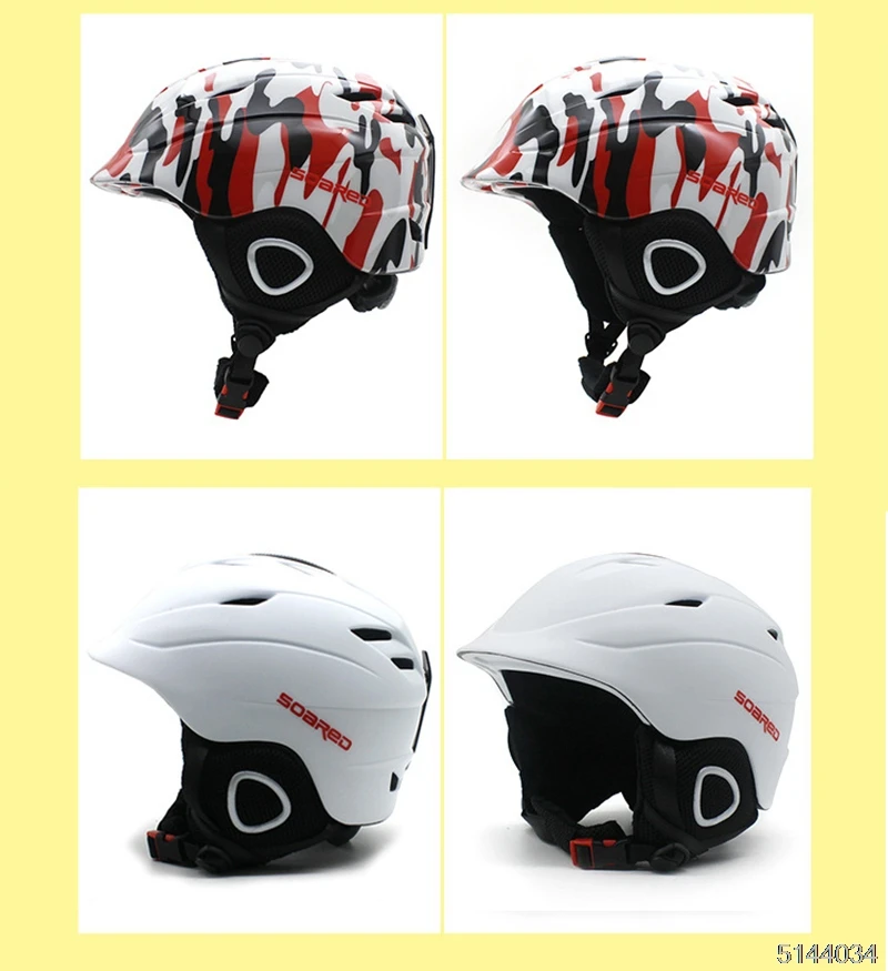 Зимний лыжный шлем цельно-Формованный лыжный шлем для взрослых мужчин и женщин снежный шлем безопасный скейтборд лыжный сноуборд шлем