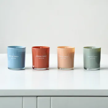 

Kids Modern Art Cake Candle Cute Gift Color Kids Romantic Garden Round Outdoor Wedding Decorations Kaarsen Home Decor BY50CA