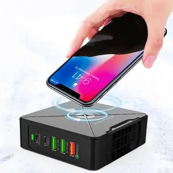 

75W Quick Charge 3.0 USB Type C PD Power Adapter Phone Charger For iphone Huawei Samsung Tablet Travel Adpter Fast USB Charger