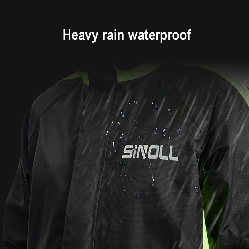 Motorcycle Raincoat For Men Motorcycle Rain Suit Gear Men Jacket Pants Waterproof impermeable capa de chuva motoqueiro 비옷 오토바이