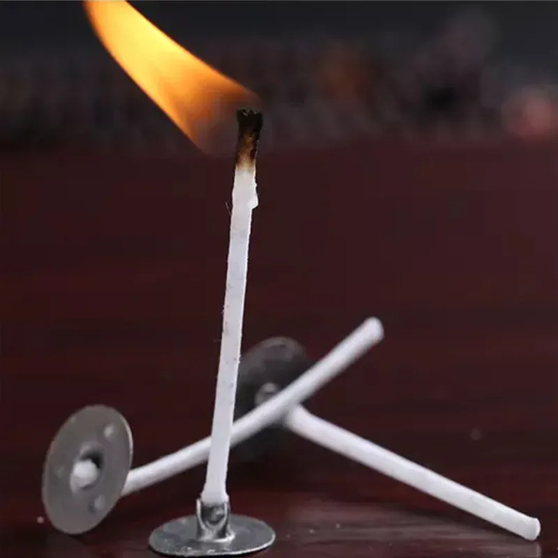 Candle Wicks Practical DIY Candle Making Cotton Wick Pre-waxed Wicks Making Accessories 9/12/15/17/20cm 20PCS candle wicks candle wick