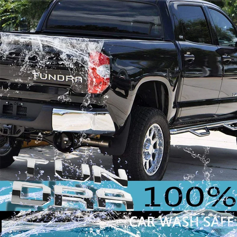 Специальные 3D задние ворота вставки 3D металлические буквы для Toyota-Tundra-(не наклейка