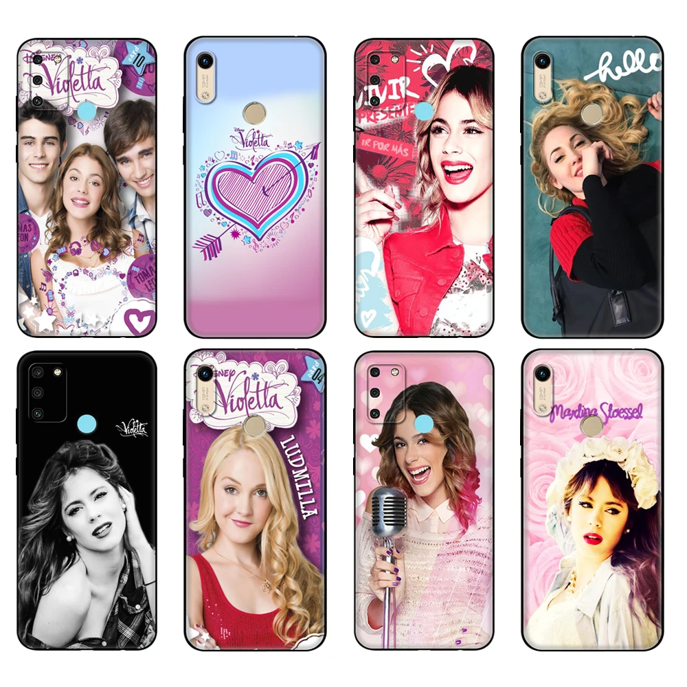 Black tpu Case For Honor 8a Prime 8s 9 10X Lite 9A 9C 9X Premium Pro 9S Cover Violetta tv show | Мобильные телефоны и