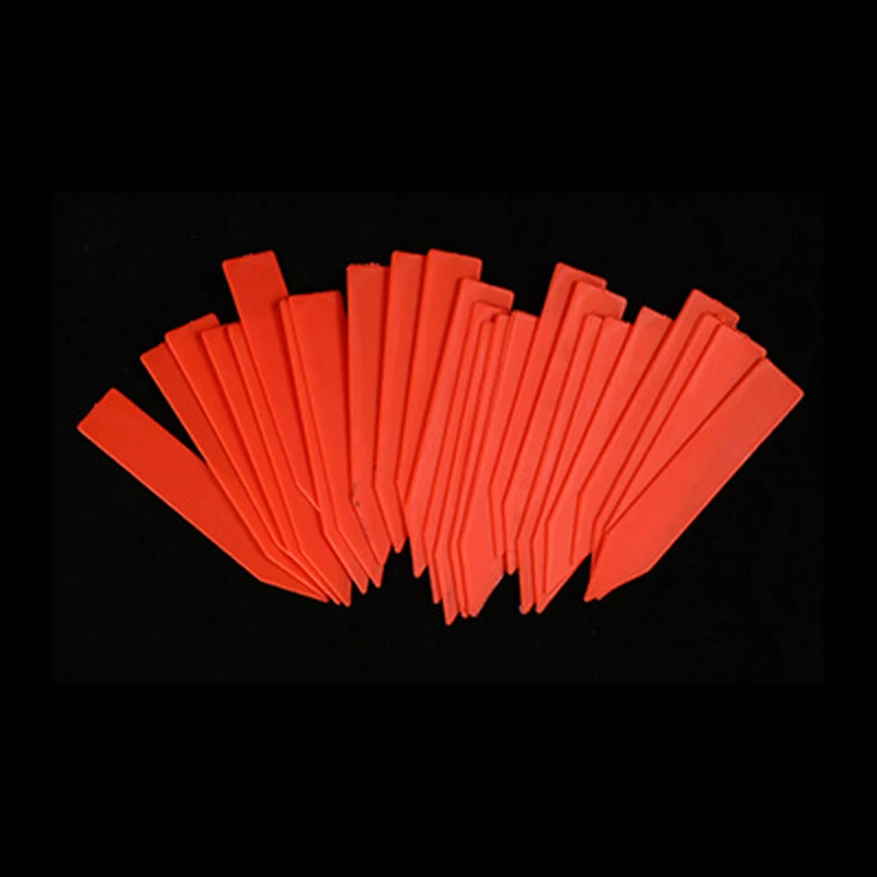 hanging basket flowers 100pcs Plastic Plant Tags Garden Plant Labels Nursery Markers Flower Pots Seedling Labels Tray Mark Tools Garden Accessories clay pots for plants Flower Pots & Planters