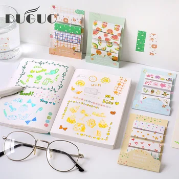 

DUGUO cute stationery summer fresh note book can be sticky message note note paper n times posted cute memo