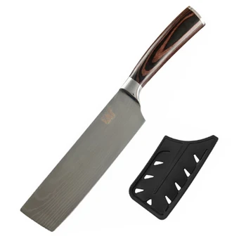 

Damask Chef Kitchen Knife 7 inch Japanese Butcher Meat Vegetable Stainless Steel Cleaver Slicing Chopping Knife Cooking Knife
