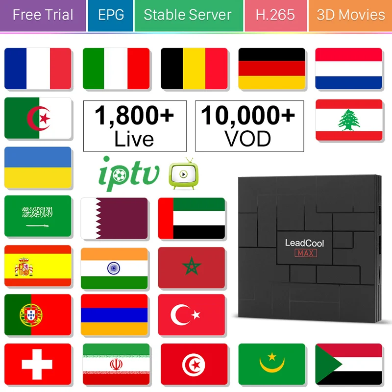 IPTV французский арабский Германия Нидерланды Бельгия IPTV подписка Qhdtv 1 год Android 9,0 BT4.0 коробка IPTV подписка Франция