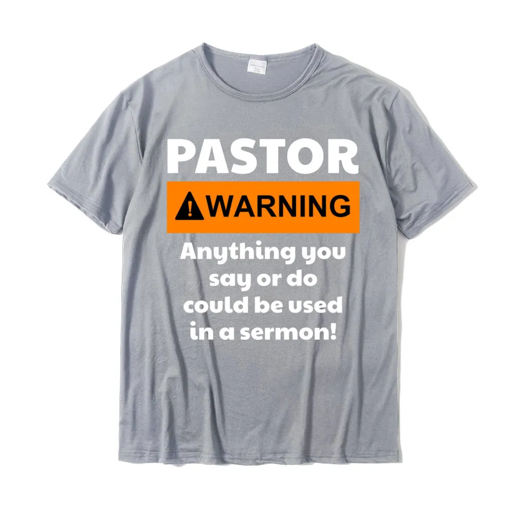 3D Printed Tops & Tees Classic Round Neck Printed Short Sleeve 100% Cotton Mens T Shirt Comics T Shirts Top Quality Funny Pastor Shirt - Warning I Might Put You In A Sermon Pullover Hoodie__20120 grey