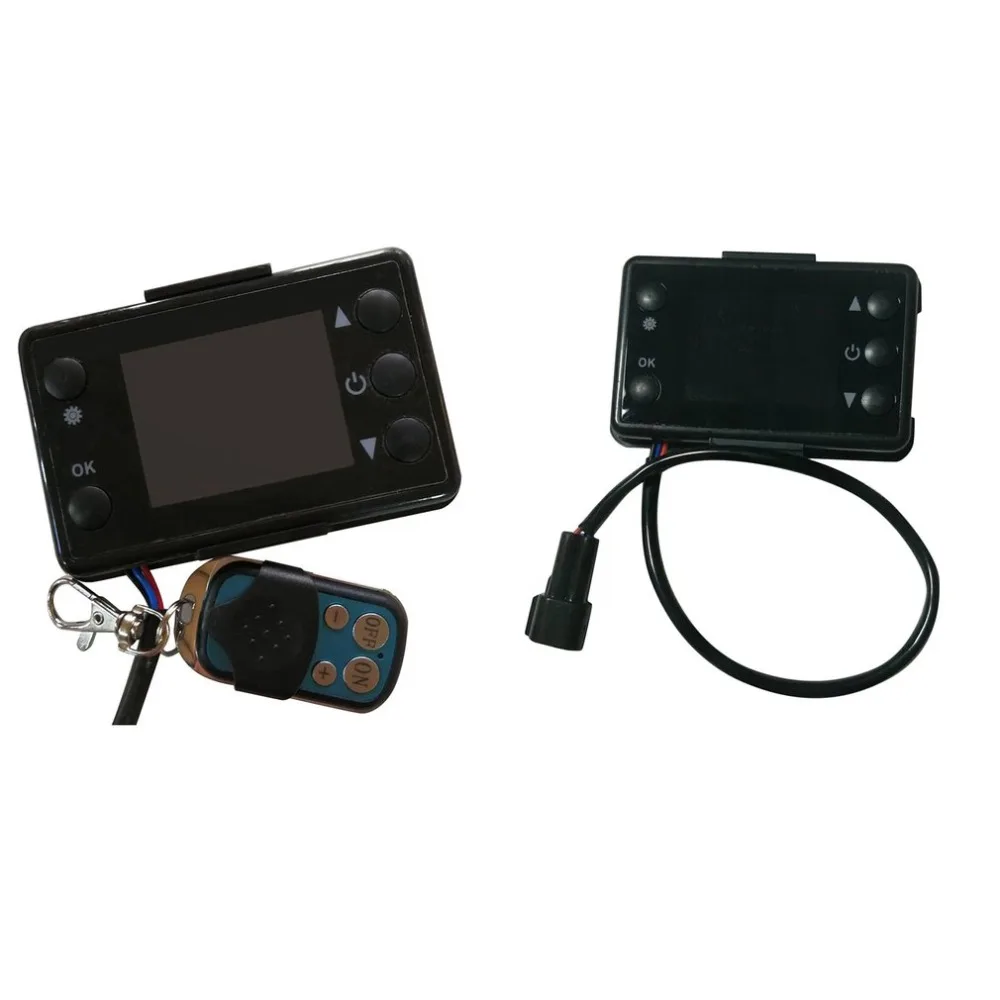 12V lcd большой/маленький монитор, Воздушный стояночный Дизельный Нагреватель, контроллер, переключатель, аксессуары для автомобиля, грузовика, пульт дистанционного управления