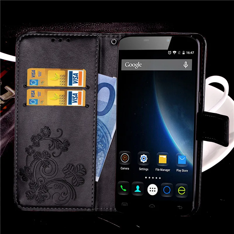 Doogee X6 чехол X6Pro роскошный из искусственной кожи Стенд держатель для карт кошелек флип-чехол Для Doogee X6 Pro Чехол для Телефона Силиконовая задняя крышка