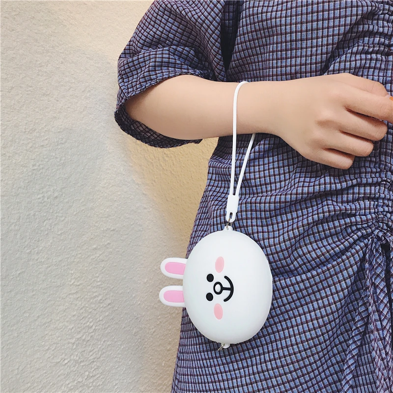 purse Women Wallet Small Silicone Purse Female Circle Mini Cute Earphone Box Ladies Zipper Money Pouch Portable Makeup Clutch Bags - Цвет: purse