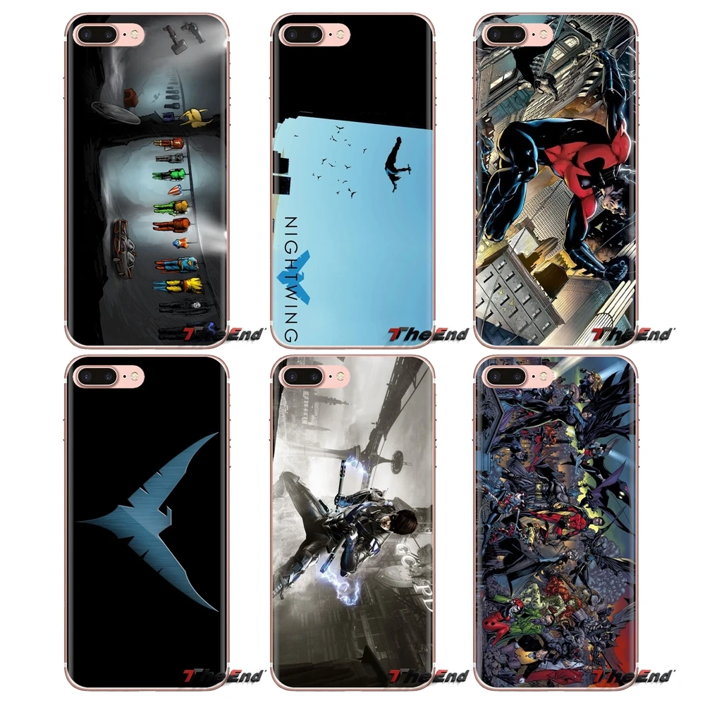 Для iPhone XS Max XR X 4 4s 5 5S 5C SE 6 6S 7 8 Plus samsung Galaxy J1 J3 J5 J7 A3 A5 прозрачные мягкие чехлы Nightwing |