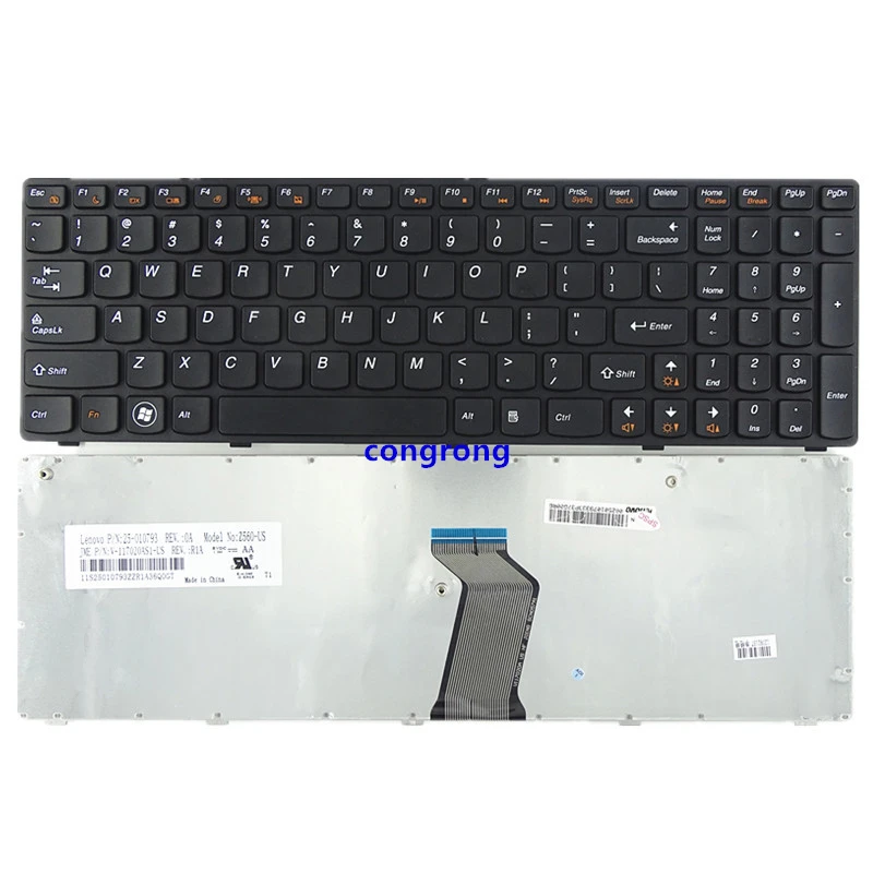 Английская клавиатура для ноутбука IBM LENOVO Ideapad G575 G570 Z560 Z560A Z560G Z565 G570AH G570G G575AC G575AL