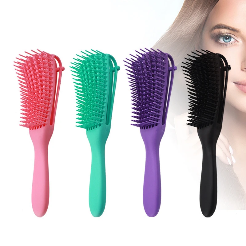 Octopus comb Scalp Massage Comb Hair Brush Women Detangle Hairbrush Anti-tie Knot Professional Type | Красота и здоровье