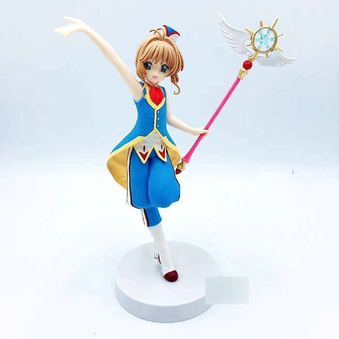 Японская оригинальная Аниме Фигурка KINOMOTO SAKURA Card Captor Sakura фигурка Коллекционная модель игрушки brinquedos Рождественский подарок