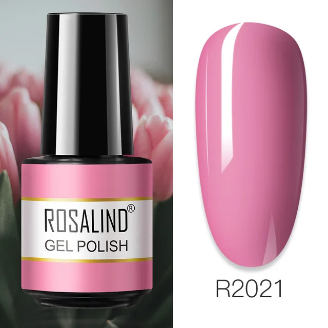 ROSALIND Primer Top Base Coat 7ML Gel Nail Polish For Manicure Long Lasting Nail Art Salon Gel Varnish UV LED Color Gel Polish RAR2021