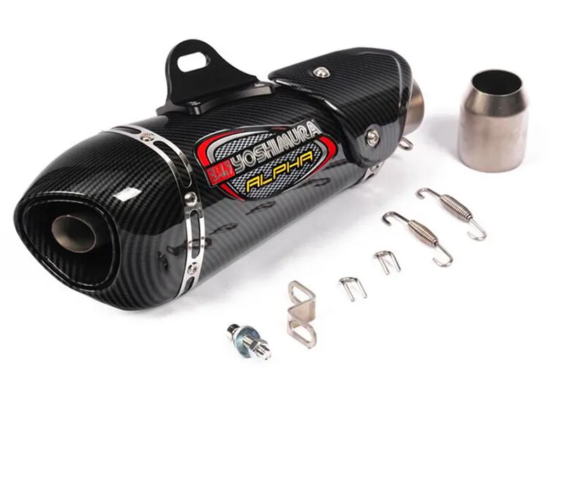 51 мм Универсальный мотоцикл Akrapovic Модифицированная выхлопная труба спортивный автомобиль с защитой от скальдинга чехол для R3 R25 ninja250 300 400 K8 K9