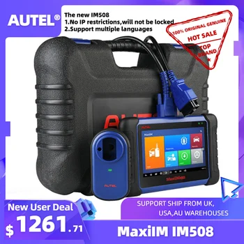 

Autel MaxiIM IM508 IMMO ECU Reset Refresh Coding Key Reprogramming Auto Diagnostic Tool