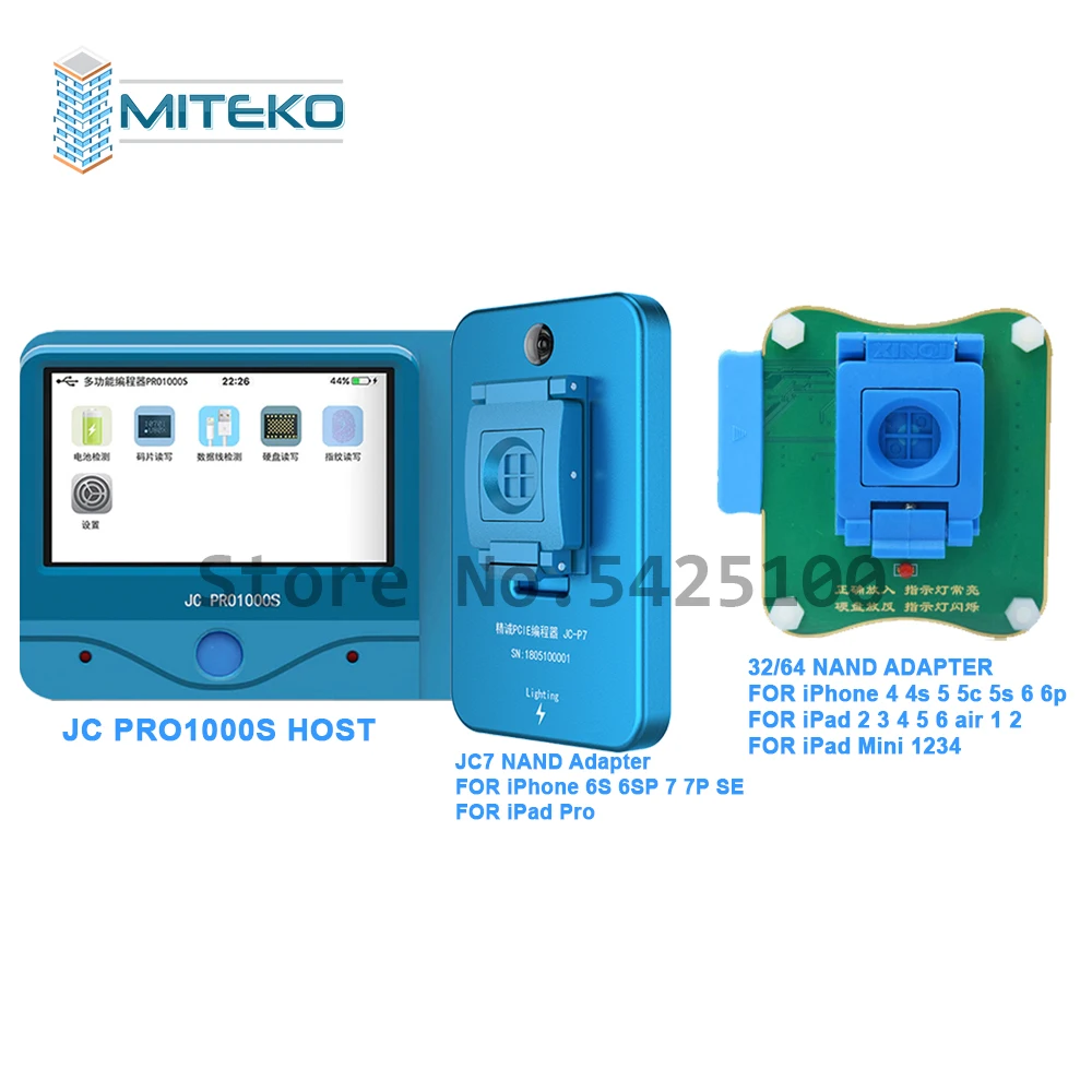 JC Pro1000S P7 NAND Programmer HDD Serial Read Write Error Repair Tool для телефона 11 XR XS Max 8X7 7P 6 6S все
