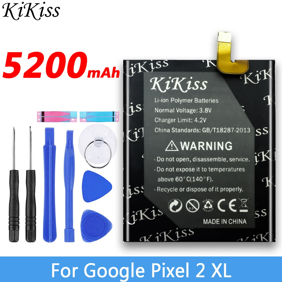 Аккумулятор высокой емкости 5200 мАч для Google Nexus Pixel 2 XL (G011B B) мобильный телефон