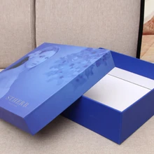 Пользовательский логотип картон ящик Подарочная коробка с лентой(GF-113