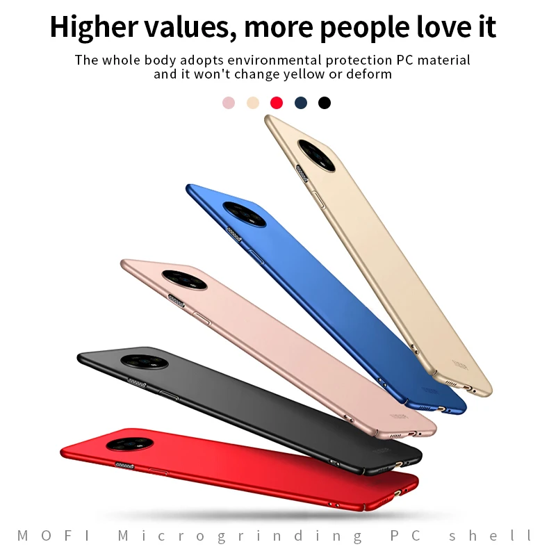 MOFI для OnePlus 7 T/7 T Pro Чехол Жесткий PC пластик ультра тонкий чехол для телефона для One Plus Pro7T задняя крышка защитный экран