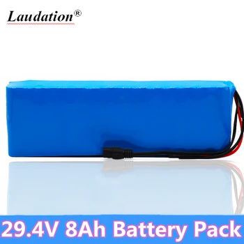 

Original 7S4P 24v li ion battery pack 29.4v 8Ah electric bicycle motor ebike scooter 18650 lithium rechargeable batteries 15A