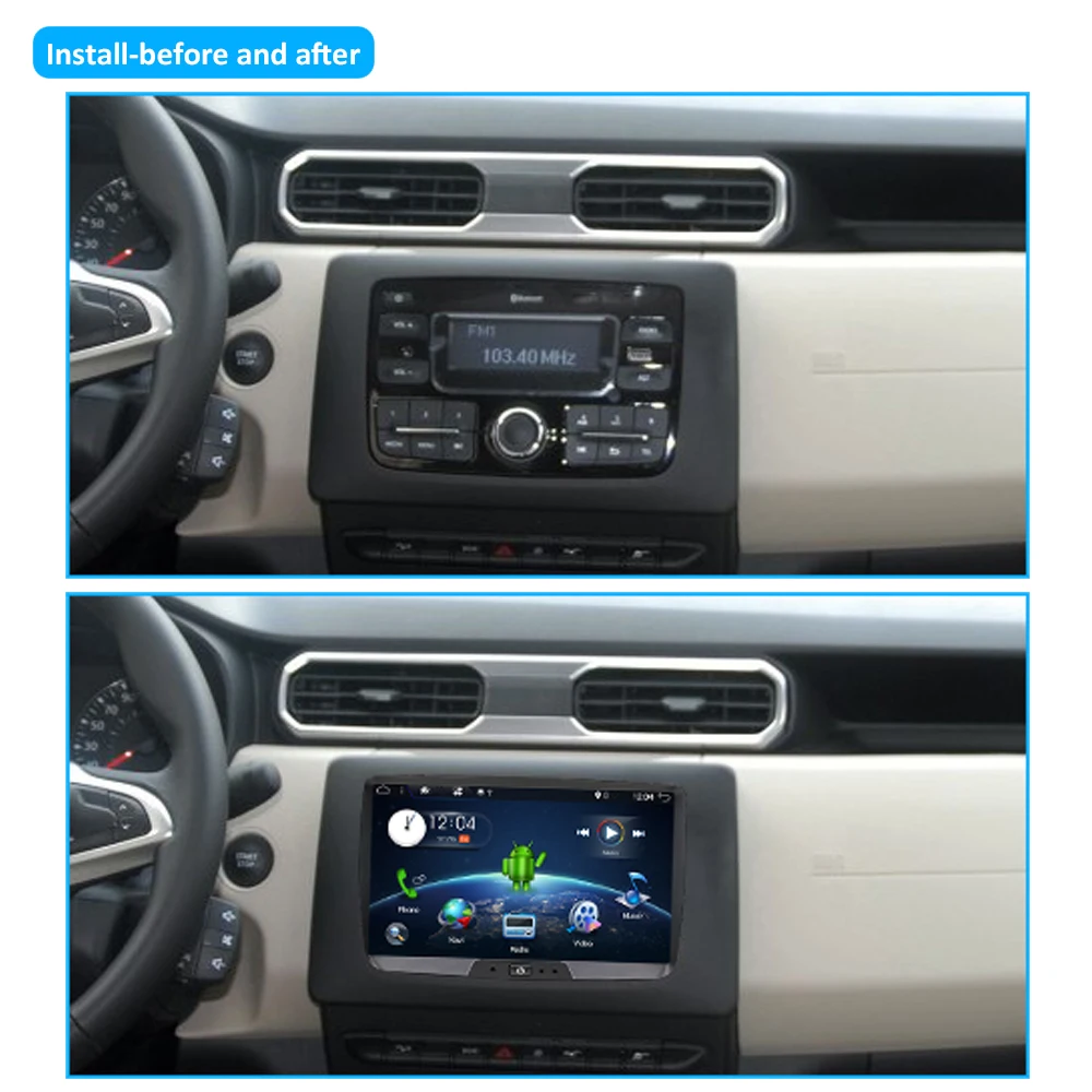 Sale Octa core Android 9.0 car multimedia GPS For Dacia Sandero Duster Renault Captur Lada Xray 2 Logan 2 Dokker Lodgy 2012-2017 WIFI 5