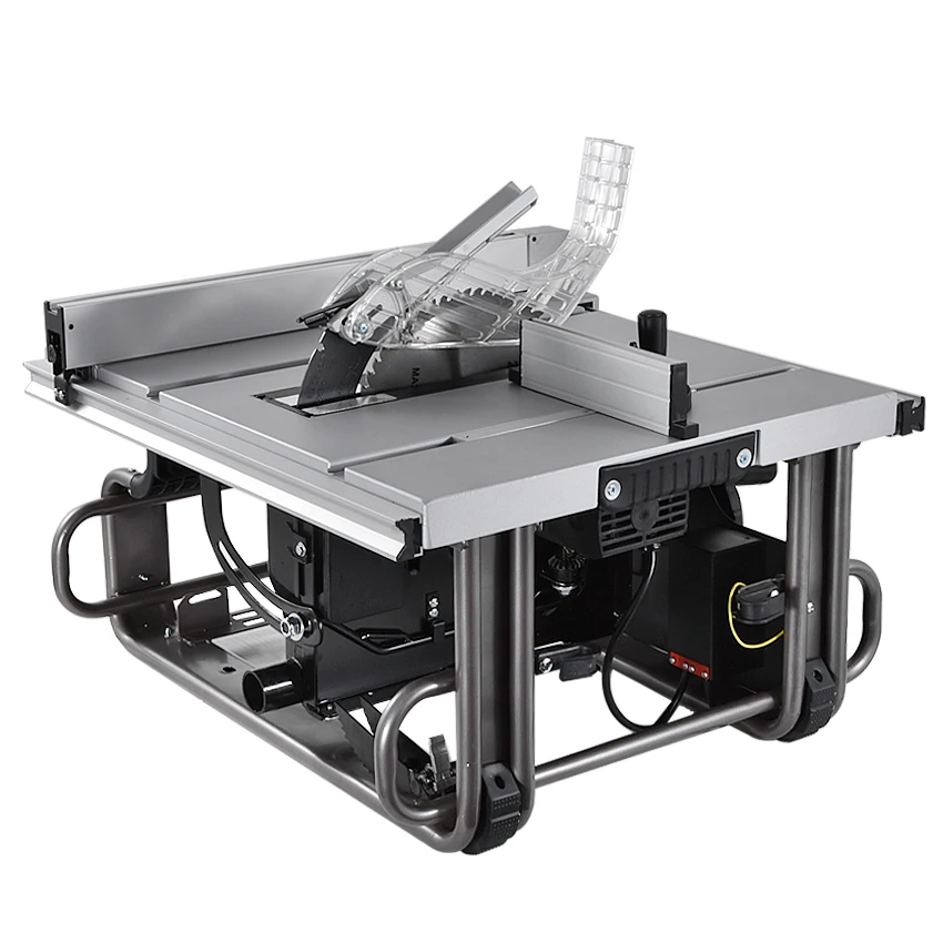10 дюймов многофункциональный Настольный станок для резки мелкая бытовая деревообрабатывающая Высокая точный раздвижной стол пила 72558 мкФ 220V 1600W