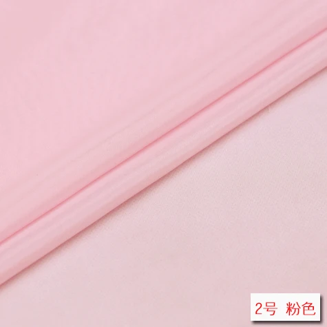 Sewing Fabric 100*140cm New printing dyeing silk cotton fabric solid color base lining silk fabric by meter prink red white