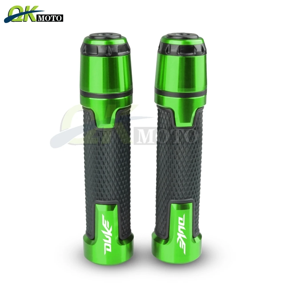 Аксессуары для мотоциклов 7/8 ''22 мм CNC алюминиевые ручки и ручки бар ручки Конец слайдер крышка вилка часть подходит для KTM 390 790 DUKE duke - Цвет: Армейский зеленый