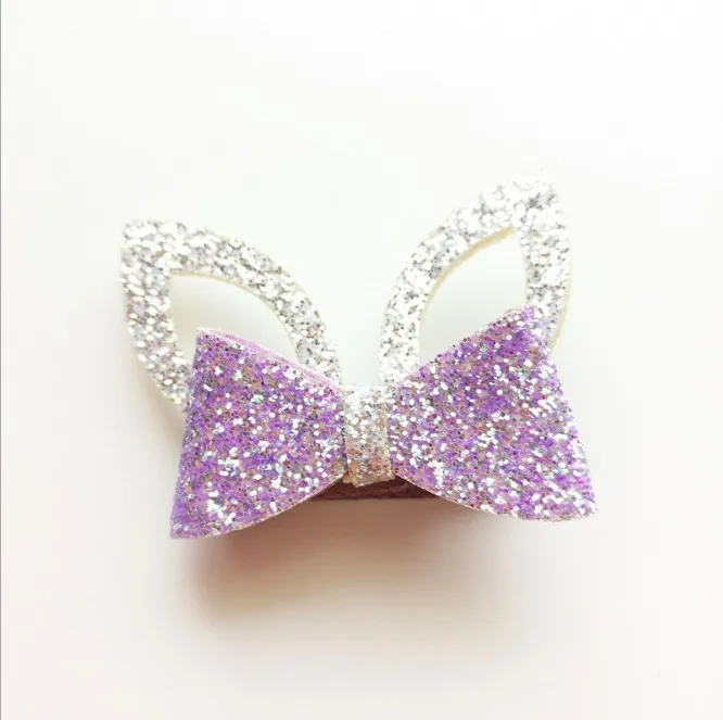 4 20 pcs/lot, 3.5 cm Hot Sale ear clip with hair hand bow hair accessories ribbon children hair rope fashion accessories - Цвет: 4