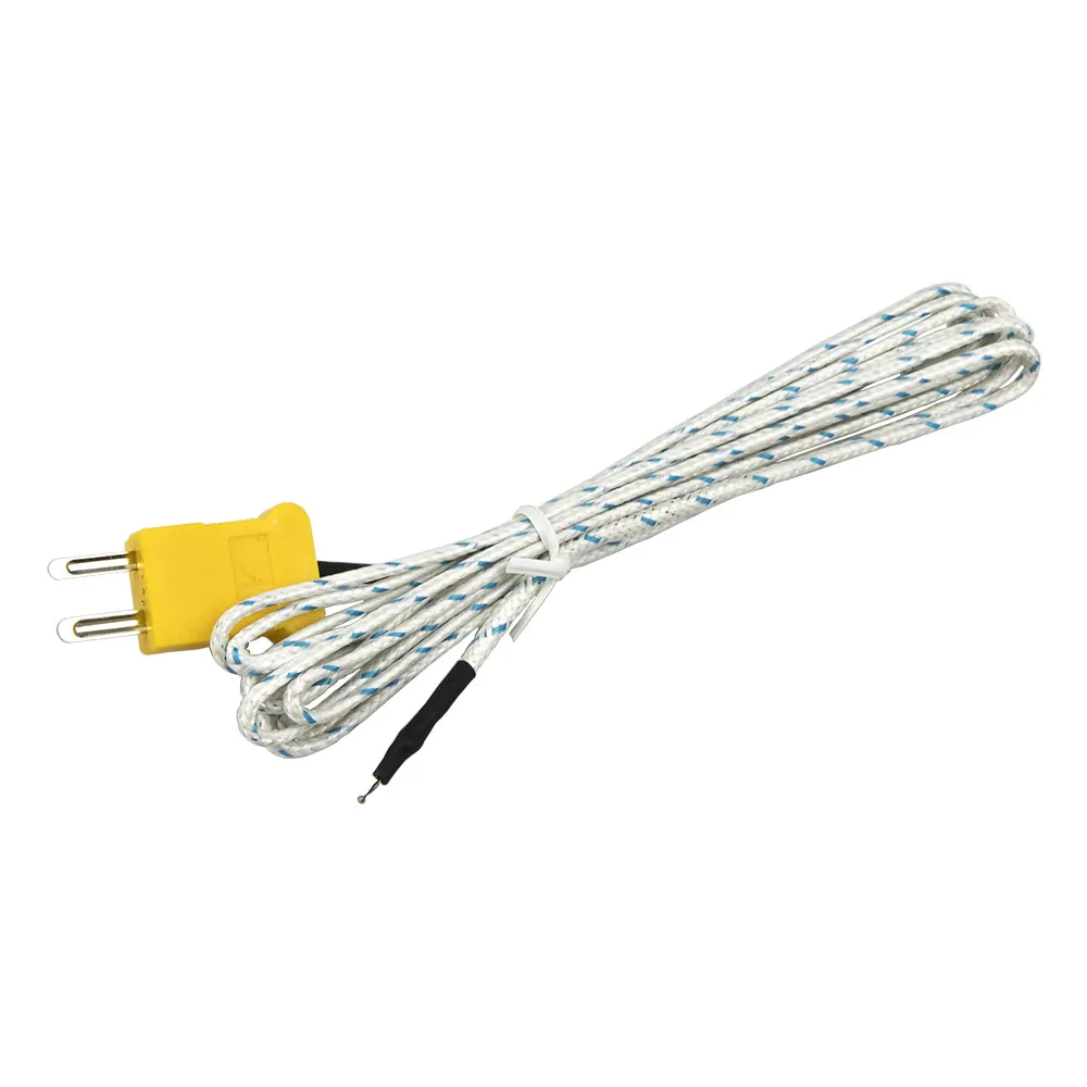 TP-01 K type 2m cable wire head plug connection thermocouple temperature sensor for TM-902C TES-1310