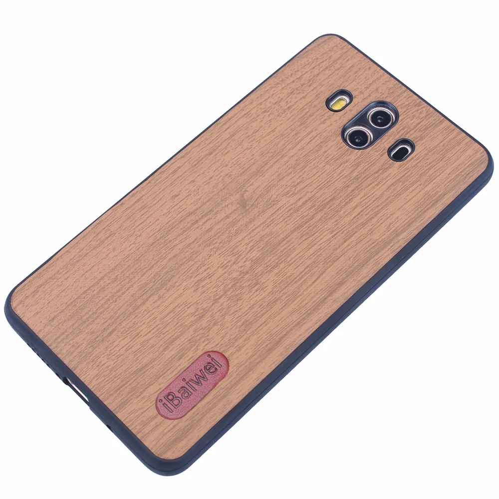 Кожаный чехол для Huawei Mate10 телефона с натуральным лицевым покрытием силиконовая