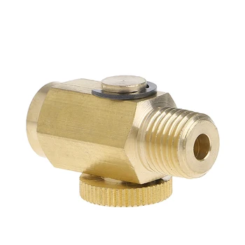 

1/4'' NPT Brass Compressed Air Pressure ValveInline Regulator Solid Tool-TwFi