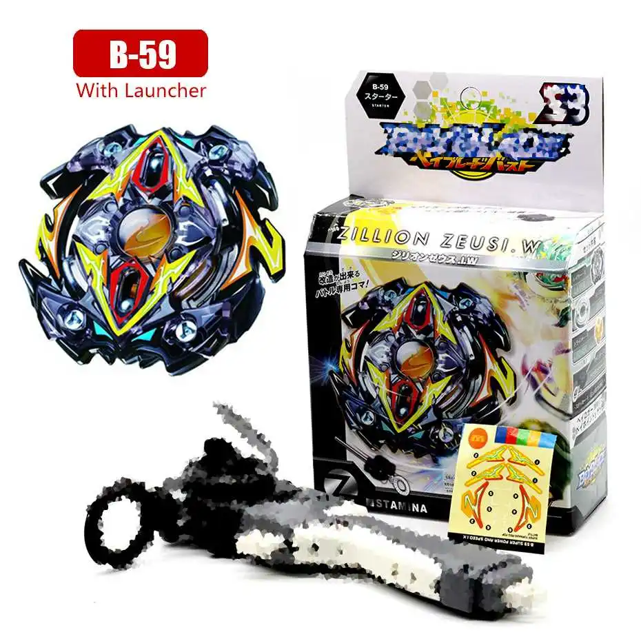 Все стильные Beyblade Burst Bey Blade Blades Bayblade оригинальные игрушки с высоким борющимся верхом из металла Fusion God Spinning B-144 Новинка - Цвет: B59